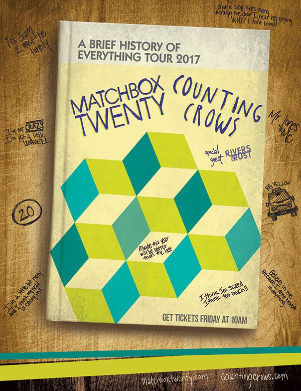 Matchbox Twenty / Counting Crows Key Art